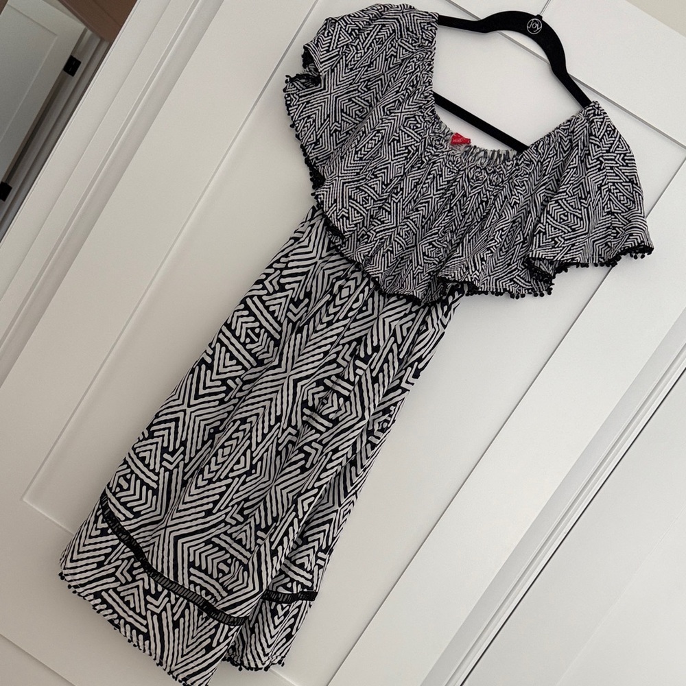 Red Carter navy/white dress